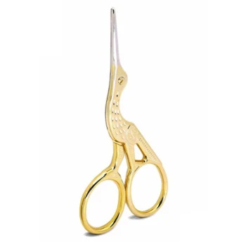 HobbyArts Saks, Stork, Guld, 9 cm